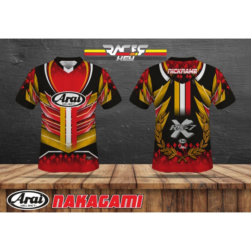 RACERKEY JERSEY ARAI NAKAGAMI