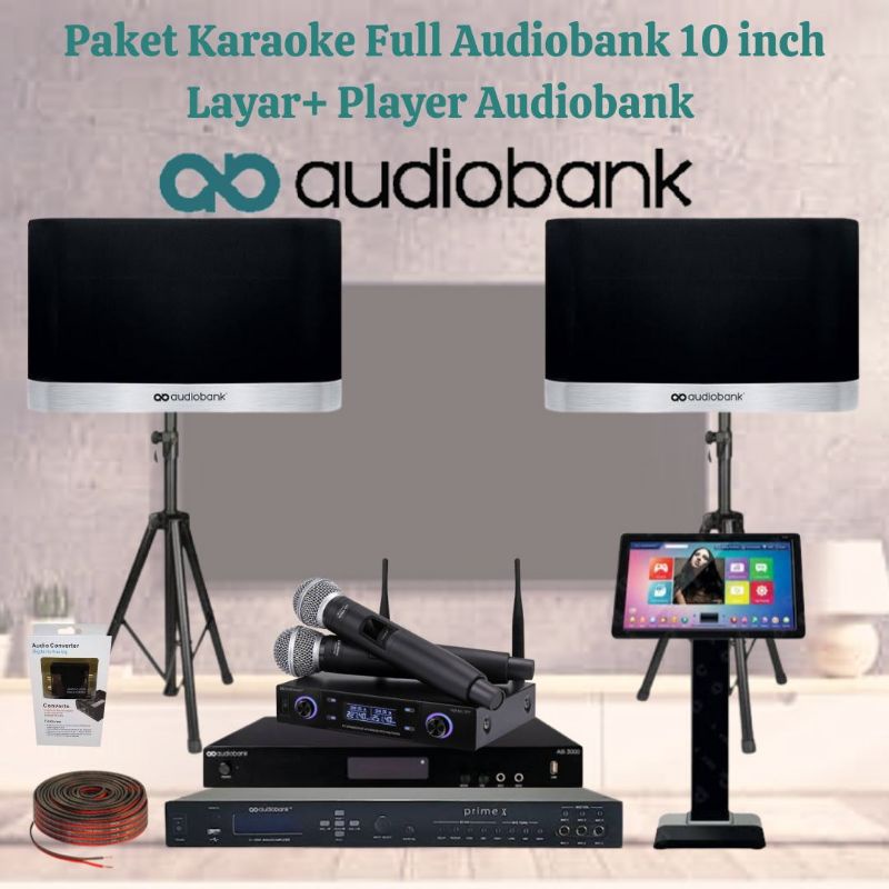 Jual Paket Karaoke Audiobank 10 Inch Original Plus Player Karaoke