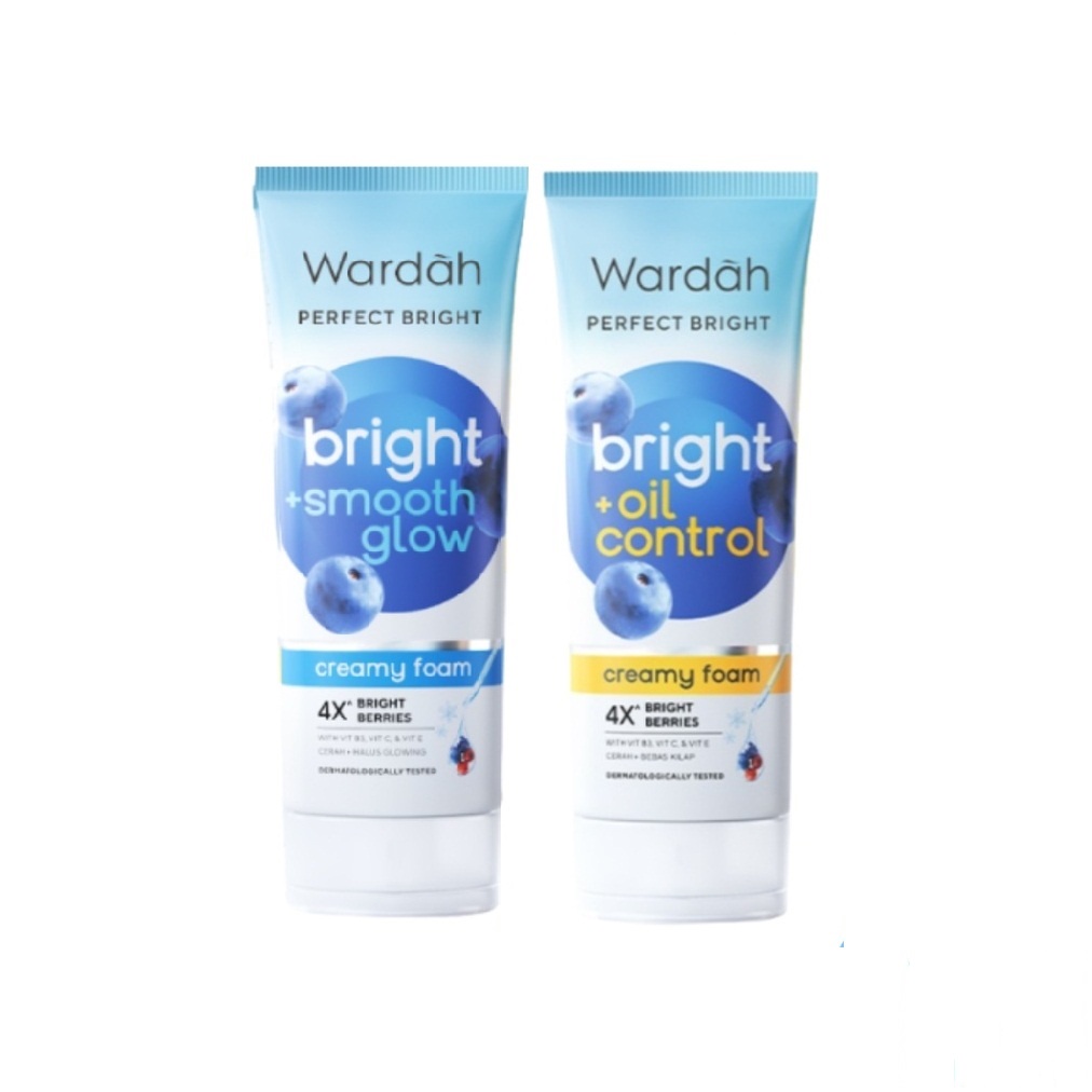 Wardah Perfect Bright Creamy Foam Bright Smooth/Oil Control 100 ml