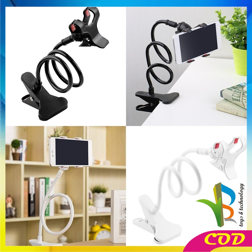 RB-C372 Lazypod Hp Holder Plastik Penyangga Hp / Lazypod Jepit 2 Clips / Lazy Pod Phone Holder Handphone