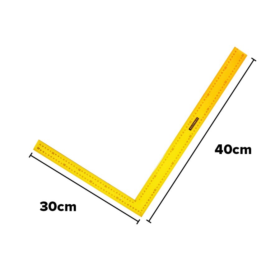 KENMASTER PENGGARIS 12 In Siku Baja 30 x 40 cm Tukang Carpenter Square