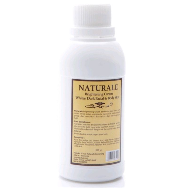Naturale Bleaching Cream Badan 250 ml