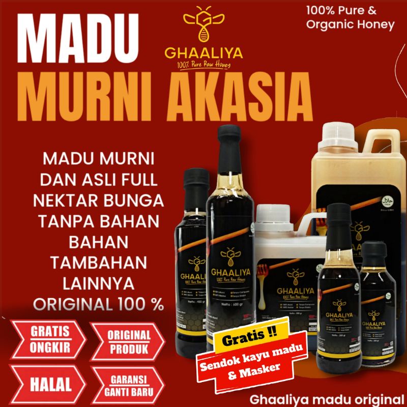 

Madu Murni Madu AKASIA Ghaaliya Madu tanpa tambahan campuran apapun | Madu hutan akasia asli madu asli madu original madu asli madu herbal madu kesehatan obat kesehatan obat pria obat dewasa obat anak jamu pria madu kebugaran