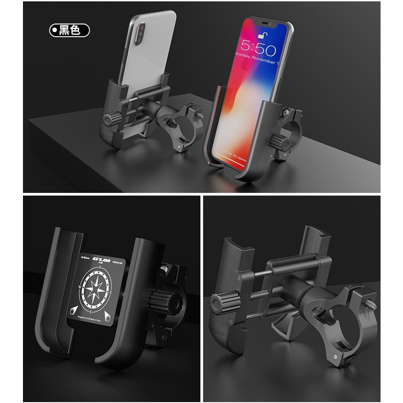 GUB P40 Stand Phone Holder Hp Sepeda Motor Stang Spion Dudukan Hp Handphone di Motor Tempat Hp di Motor Bracket Breket Hp