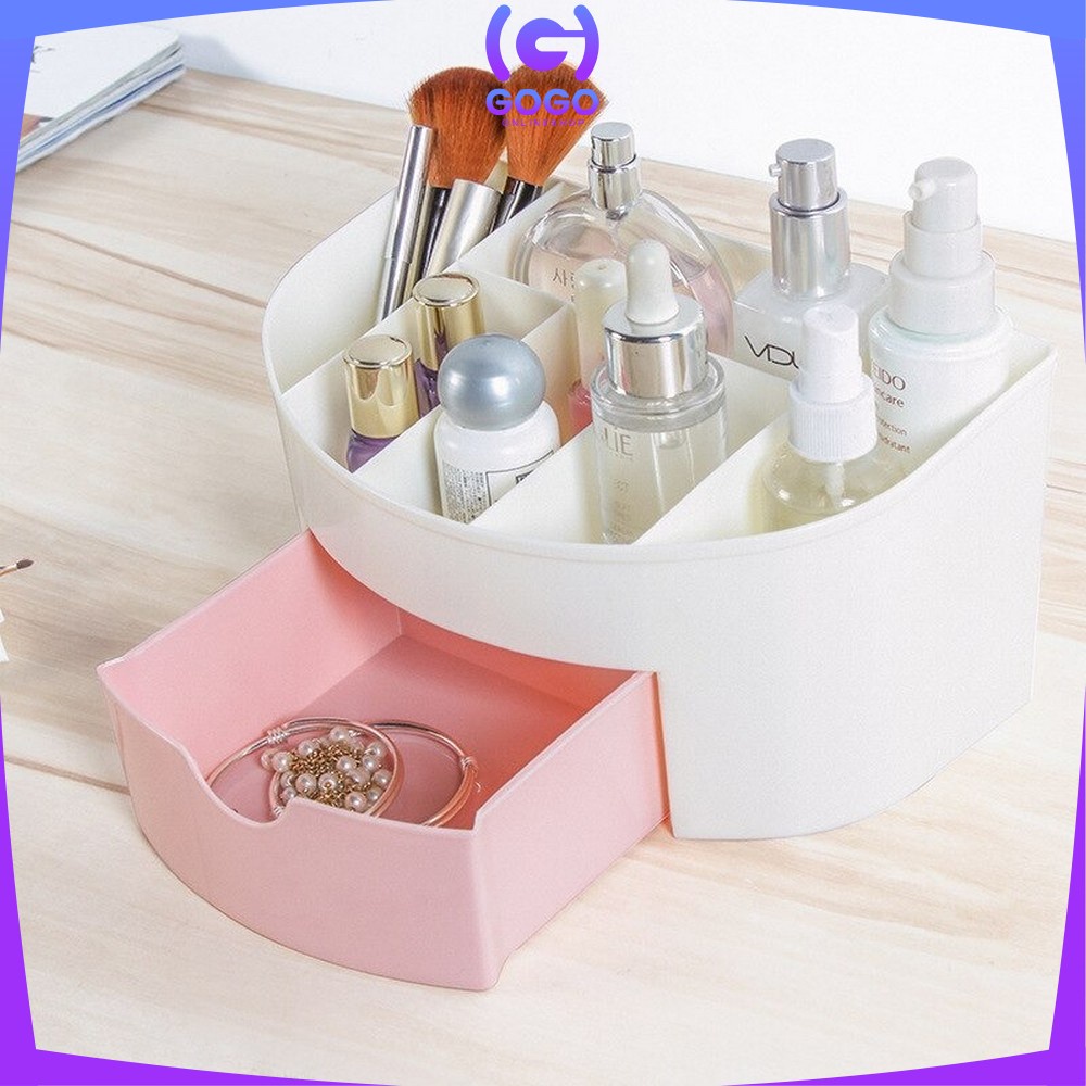 GOGO-K33 Rak Kosmetik Mini Serbaguna Desktop Storage Box Organizer Multifungsi / Make Up Storage