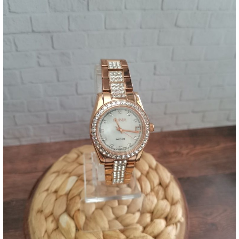 Jam tangan Bonia B996-3557S rose gold jam tangan wanita original