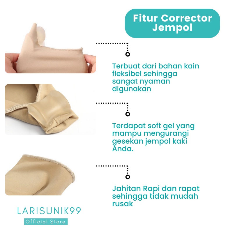 Alat Pelurus Jempol Bengkok Korektor Tulang Ibu Jari Kaki Bengkok Bunion Hallux Valgus