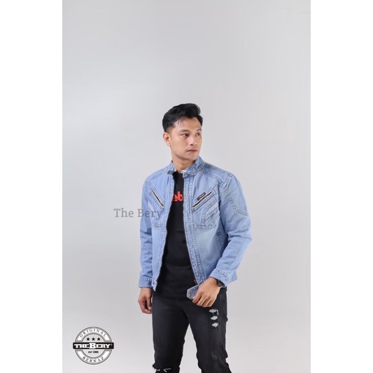 Jaket Jeans Jaket Jeans Denim Jaket Jeans The Berry FJ 05 Biowash