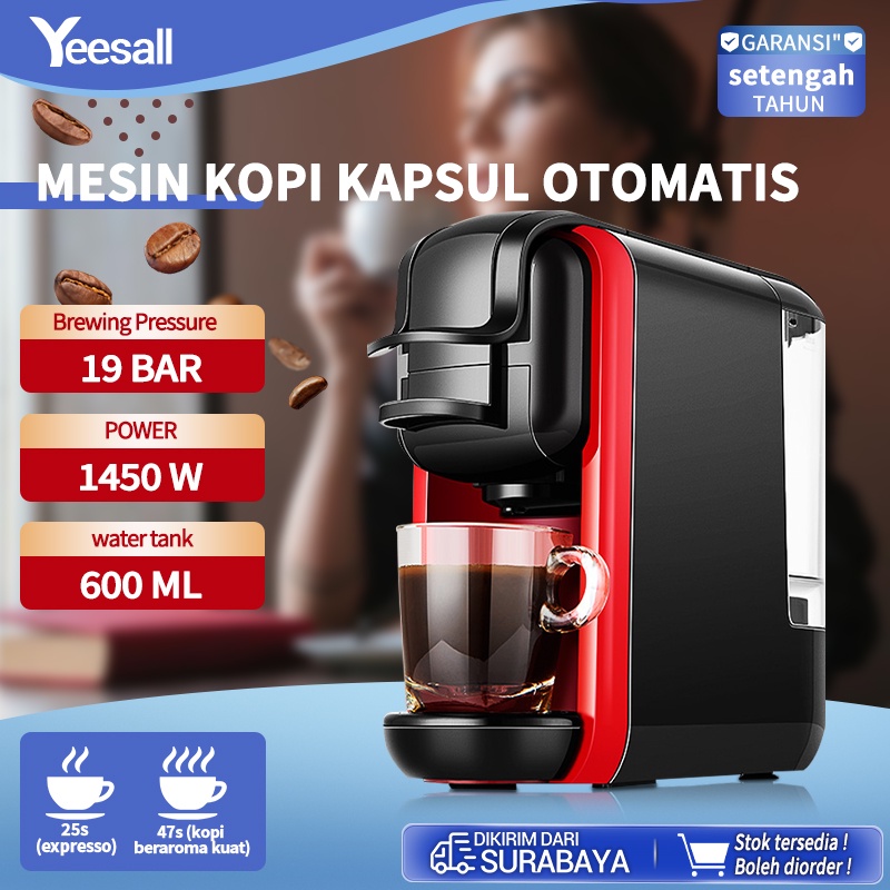 【Produk asli】mesin kopi multifungsi 3in1/ 19bar operasi tekanan tinggi/meng-ekstraksi kopi secara profesional