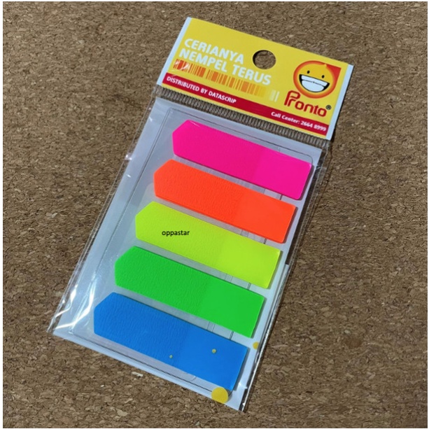 

Stick Notes Pronto Film Arrow Indexer 5 Warna 100 lbr 45502 /Pak