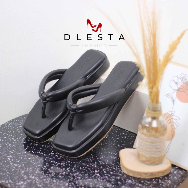 sandal wanita || DITA || sandal flat wanita by DLESTA.ID