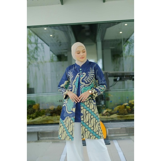 Baju Batik Couple sarimbit wanita pria kemeja