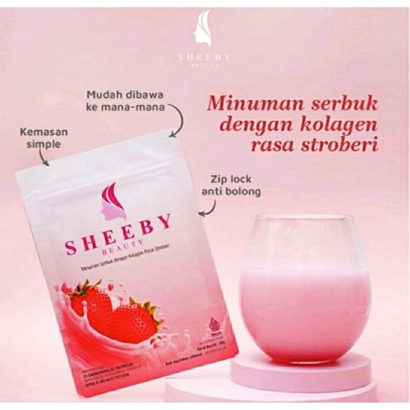 Sheeby Beauty Collagen Drink - Ori Sheeby Beauty Colagen Sheby Shebby Shaby Shabby Sheaby Seby Beaut