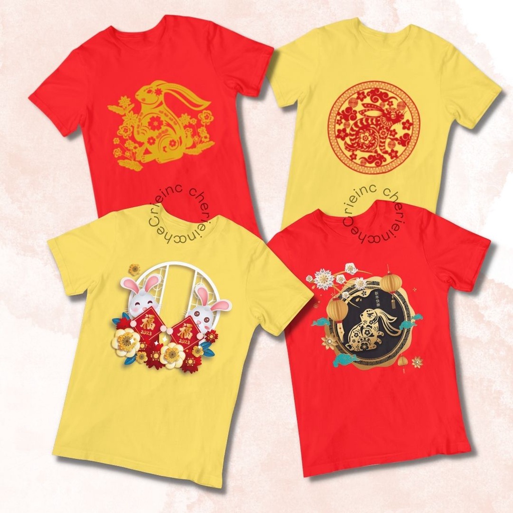 CHERIEINC - BAJU IMLEK KELUARGA KELINCI / BAJU IMLEK COUPLE FAMILY / KAOS IMLEK CHINESE NEW YEAR 202