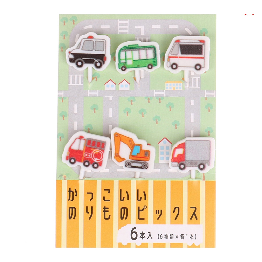 [DEASTORE] GARPU BUAH MODEL CAR - MINIATUR MOBIL / DESSERT FORK EYE / GARPU ANAK / HIASAN BEKAL MAKAN ANAK / TUSUKAN BENTO BUAH / CHILDREN FRUIT FORK DECORATION DESSERT TOOTHPICKS