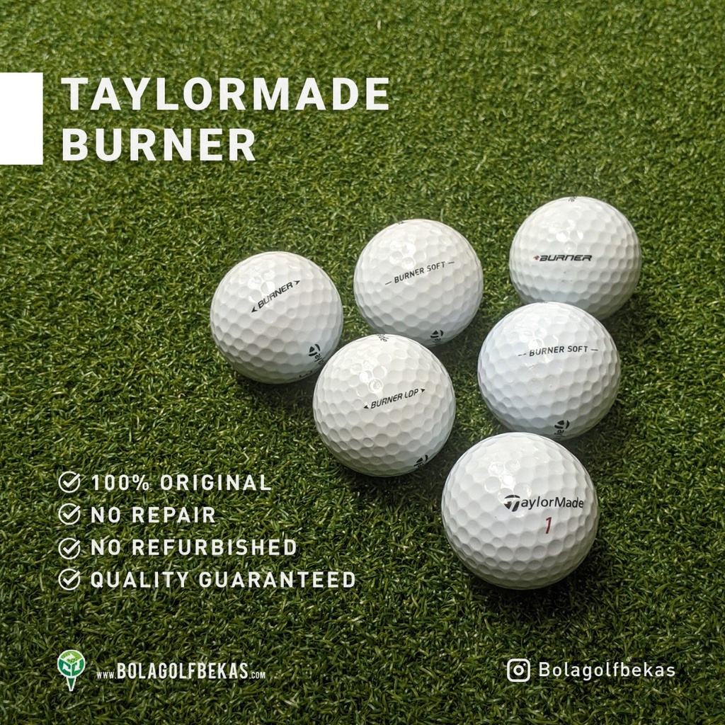 Bola golf bekas / second grade A terlaris - Bola Taylormade Burner - grade A, original, no repair - 