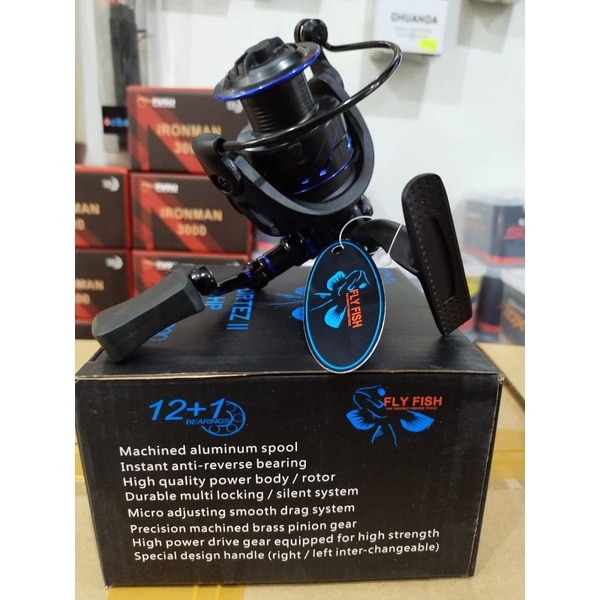 reel fly fish Cortez II 3000 power handle