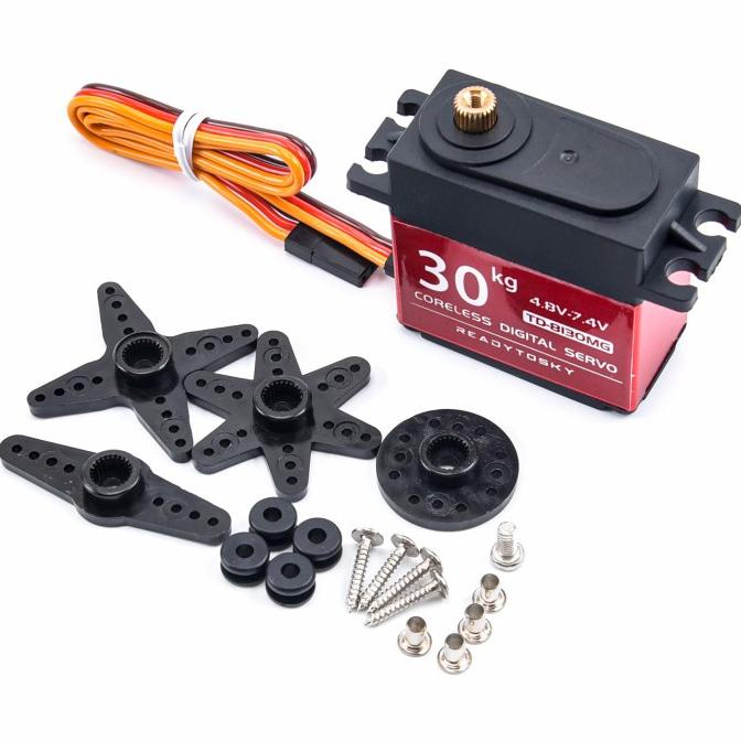 Waterproof Servo 360 Derajat 30Kg Large Torque Digital Servo Rc Part