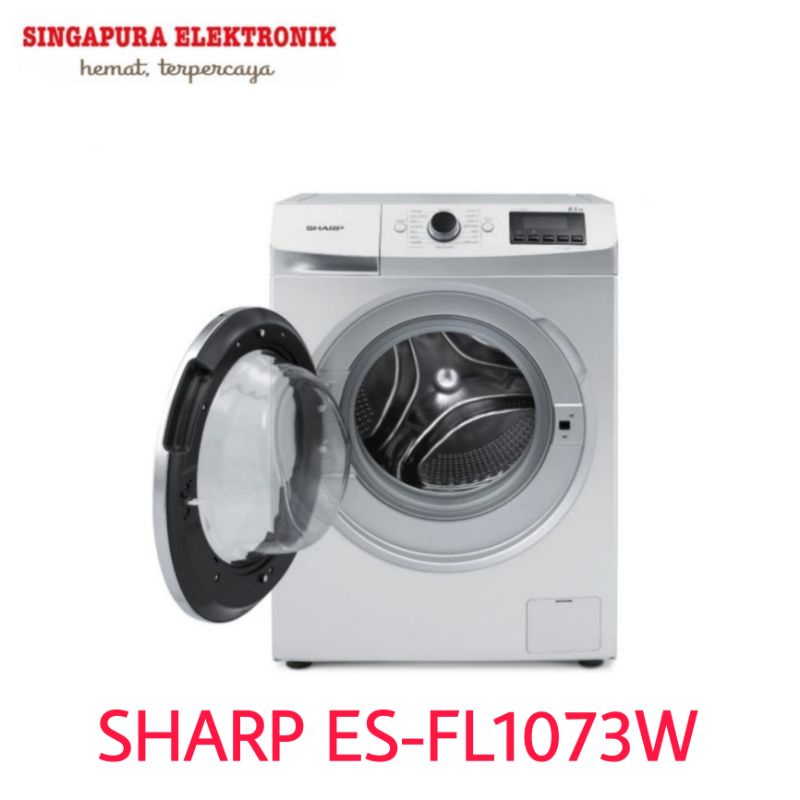 Sharp mesin cuci 1 Tabung Bukaan Depan 7KG ES-FL1073W