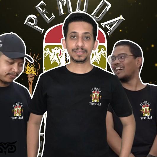 Kaos baju Murah Pemuda Tersesat Habib Jafar Tretan Muslim Coki Pardede - kaos ijo tua, S