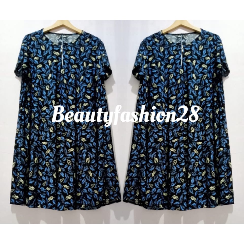 DASTER CANTIK TISYA SUPER JUMBO JERSEY KOREA LD 120-160 PB 105
