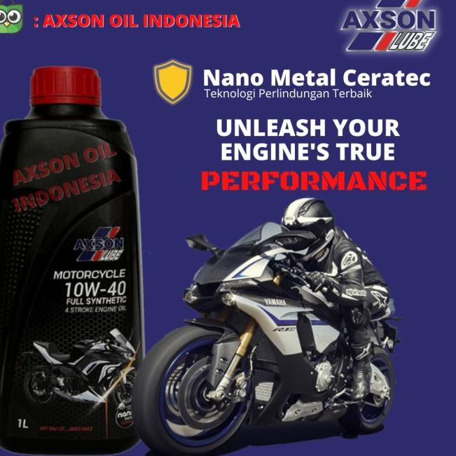Axson Fully Synthetic Motorcycle Oil 10W-40