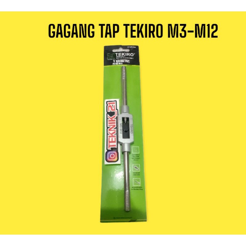 Jual GAGANG TAP TEKIRO M3M12 HANDLE TAP TEKIRO HAND TAP TEKIRO
