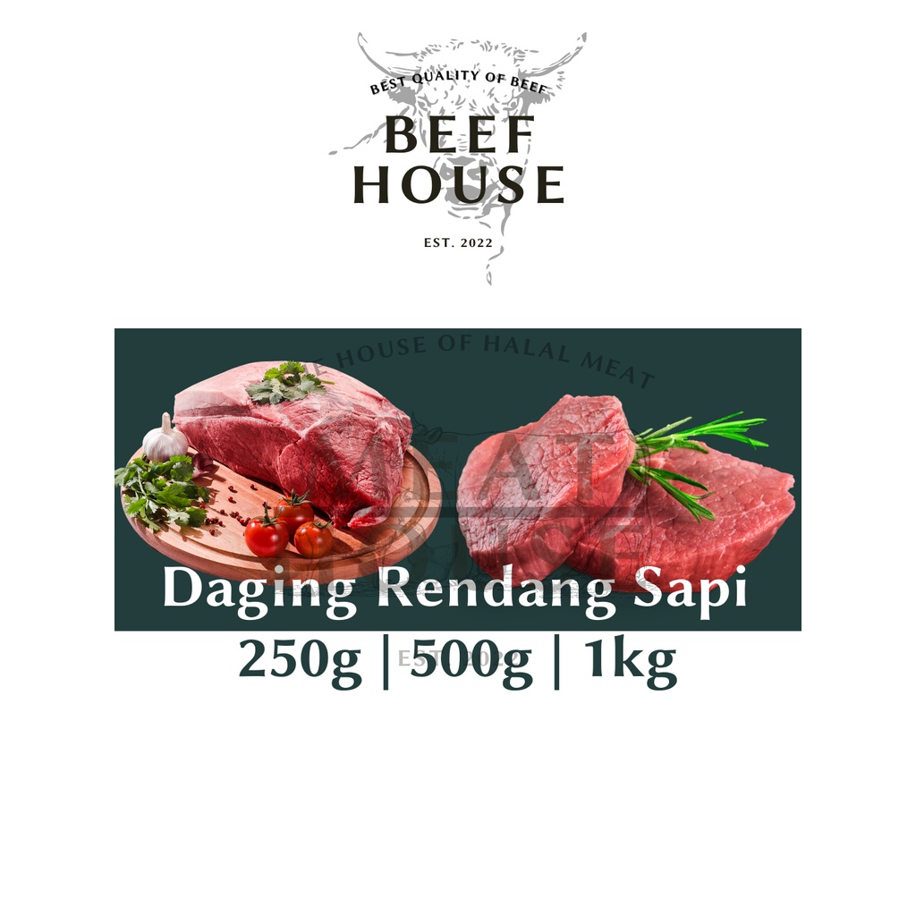 

Daging Rendang Sapi Fresh 250g | 500g | 1000g