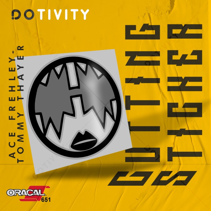 

Cutting Sticker KISS (ACE FREHLEY - TOMMY THAYER) V8 2 Colors