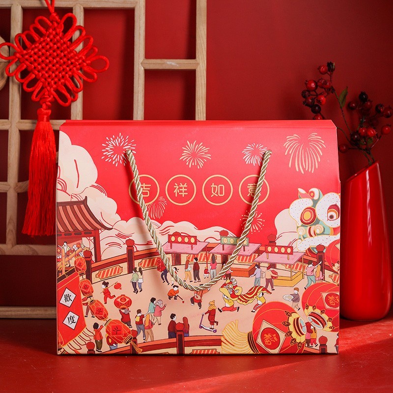 

Kotak Hampers imlek/ kotak kue imlek/ dus imlek/ kotak nastar Imlek