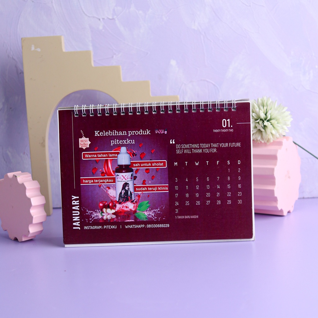 

KALENDER MEJA 2024 CUSTOM / KALENDER SPIRAL CUSTOM / KALENDER A5