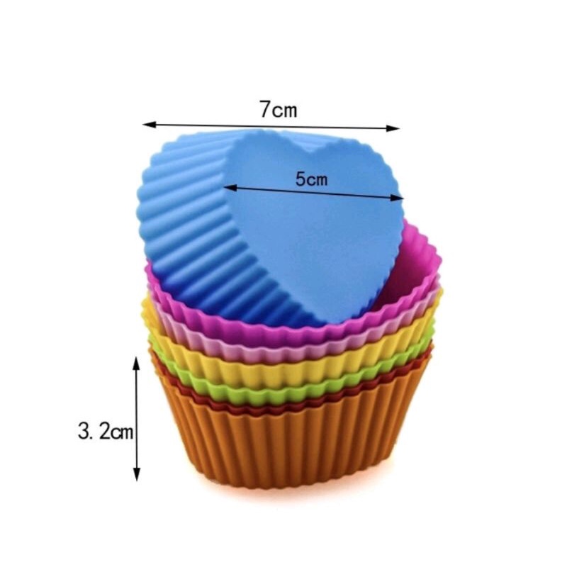 Cetakan Muffin Cup Silicone / Cetakan Silikon Cup- Mangkok Cup Silicone