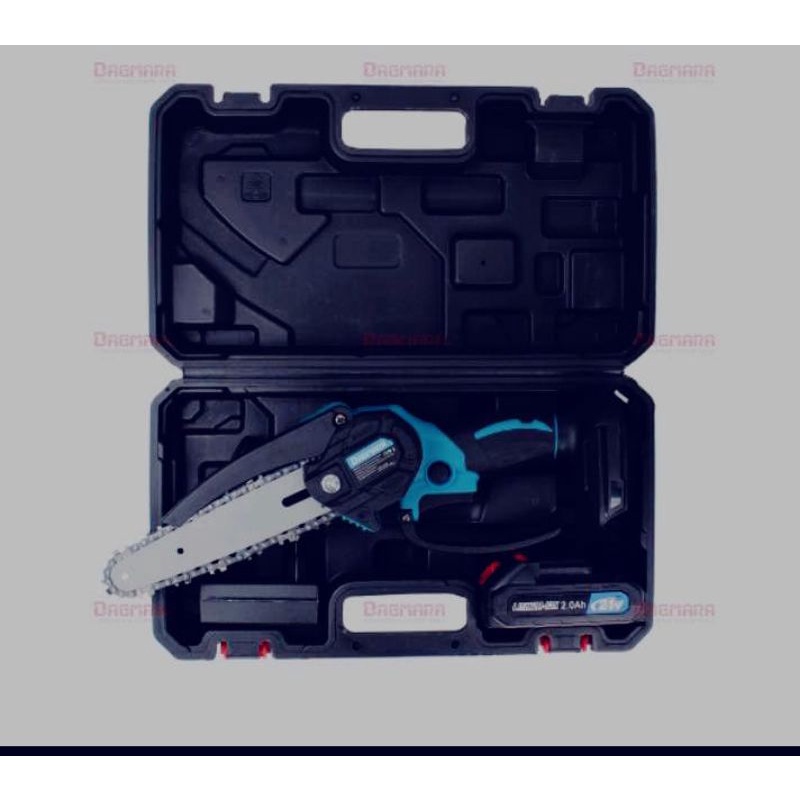 CHAINSAW CORDLESS 6inch CHAINSAW BATERAI 20V DAGMARA KAMOLEE