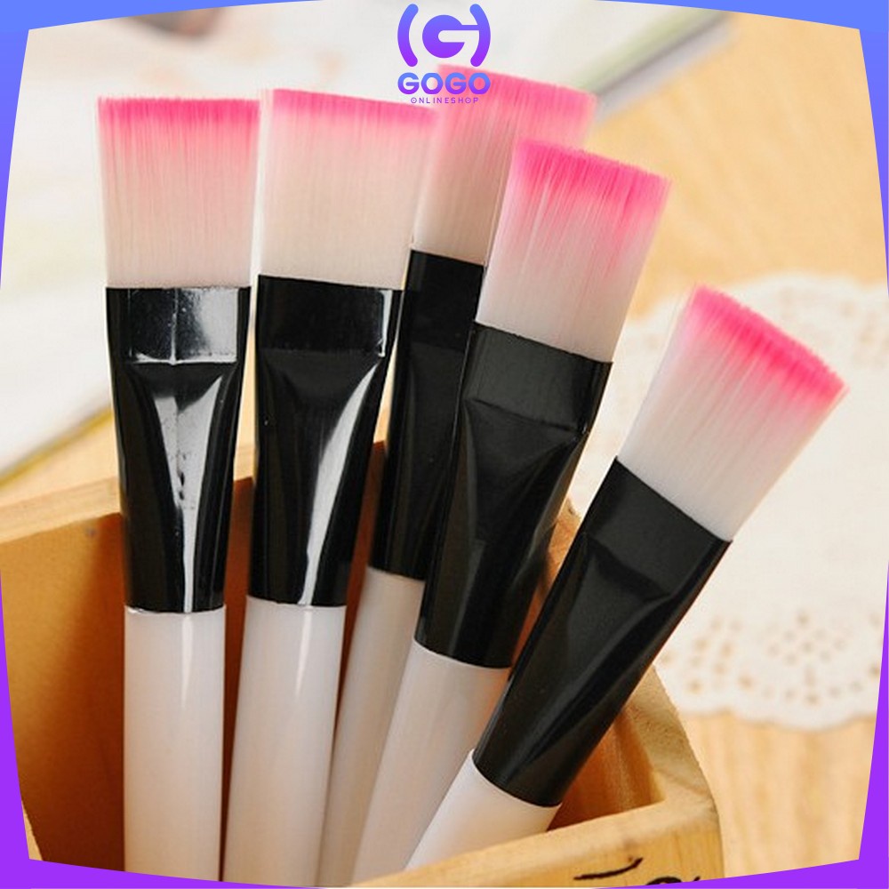 GOGO-K23-24 Kuas Masker Wajah Silikon Facial Brush / Kuas MakeUp Satuan Alat Kosmetik Make Up Brush