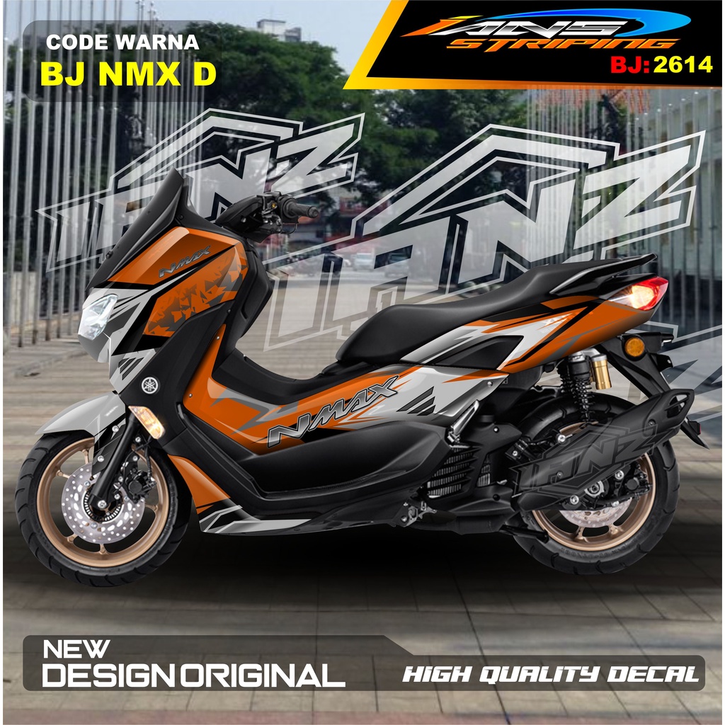 VARIASI STICKER NMAX FULL BODY DESAIN ELEGANT / STICKER VARIASI ALL NEW NMAX TERBARU  / STICKER NMAX OLD