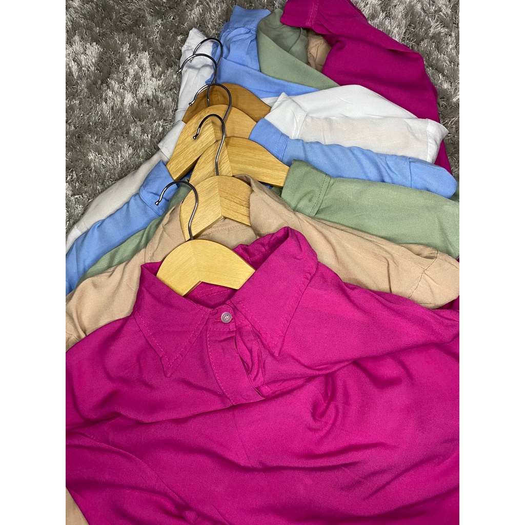 SALE - Nora Button Blouse | Atasan Wanita Terbaru