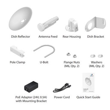 ANTENA ROUTER WIFI  PARABOLA UBIQUITY POWER BEAM M5-300
