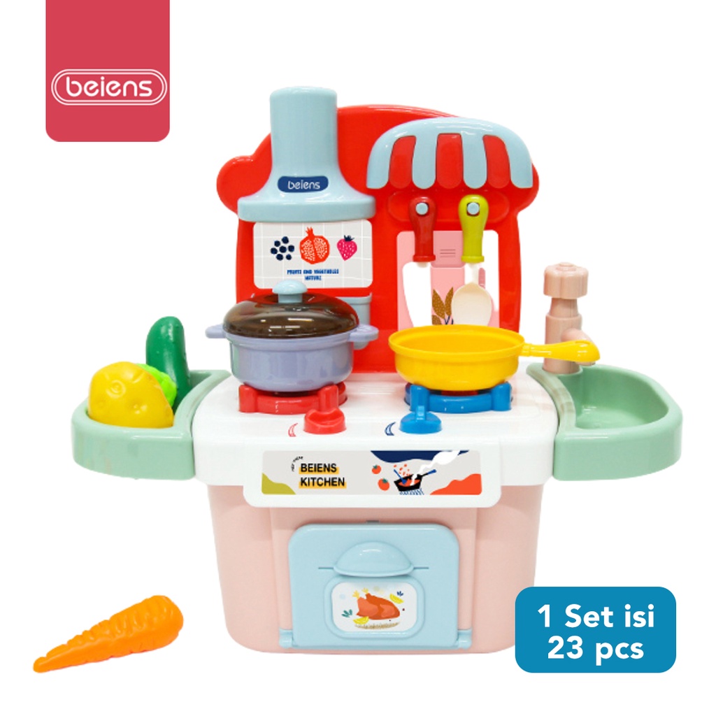 Jual Beiens Cooking Mini Kitchen Set Toys Mainan Edukasi Masakan Anak