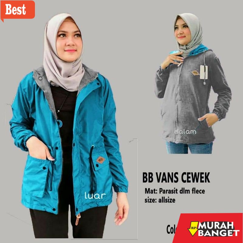 jaket wanita kekinian 2022 jaket parka bb cewek bahan parasut despo