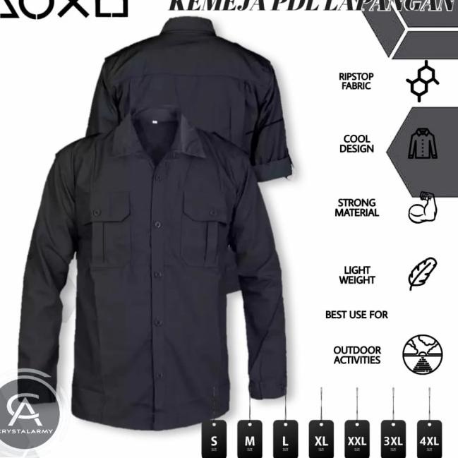 KEMEJA LAPANGAN / KEMEJA PDL / KEMEJA / KEMEJA OUTDOOR - Abu-abu, S