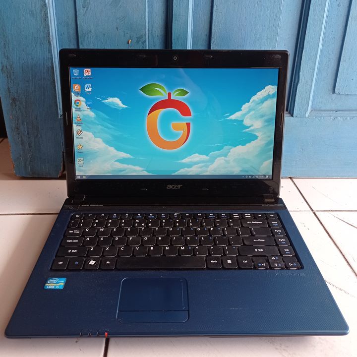 Acer Aspire 4750 Biru 14 inch Core i5 RAM 8GB SSD 128GB Laptop Second