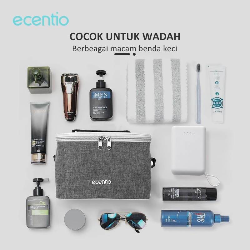 ecentio Lunch bag tas bekal Cooler Bag Thermal Bag Aluminium Tas bekal