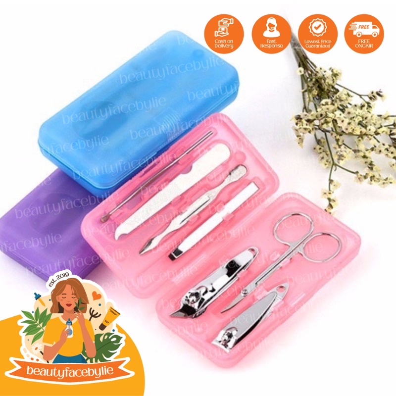 Menicure Pedicure Set 4IN1 / Manicure Pedicure Alat Gunting Kuku 4in 1