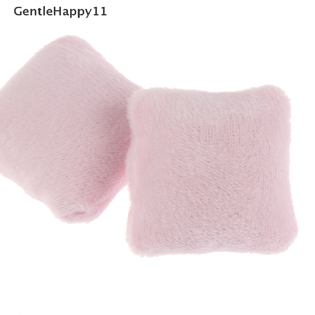 Gentlehappy 4pcs1per12rumah Boneka Miniatur Bantal Cushions Untuk Sofa Couch Bed Furniture Toy id