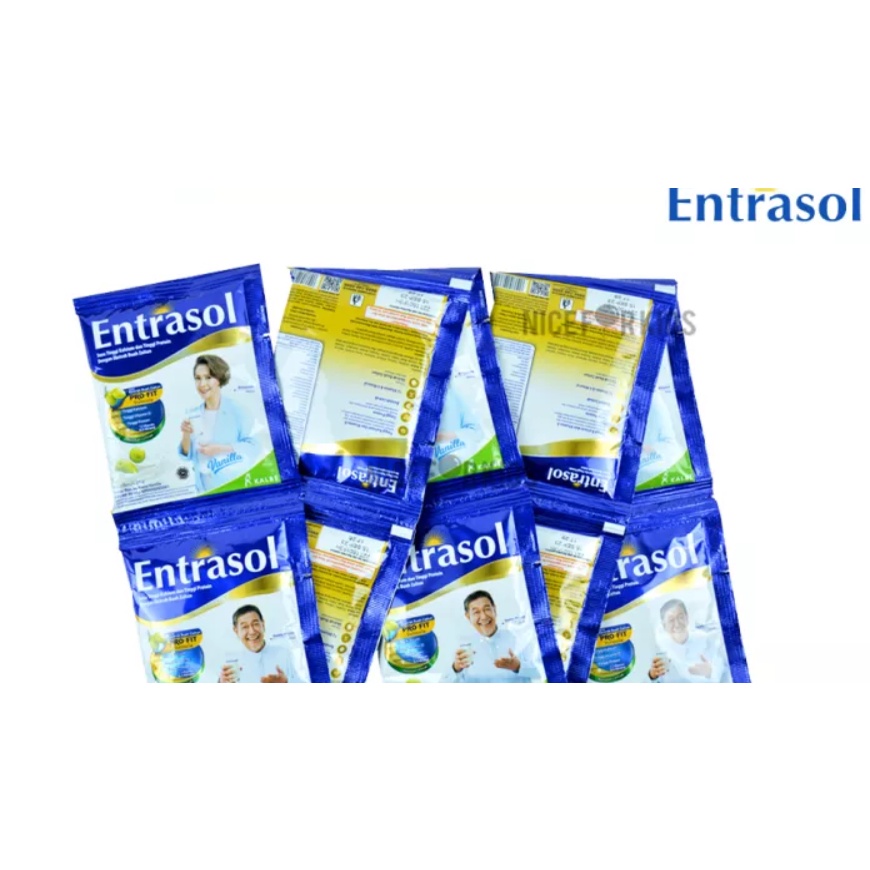 Entrasol renceng isi 10 sachet vanilla