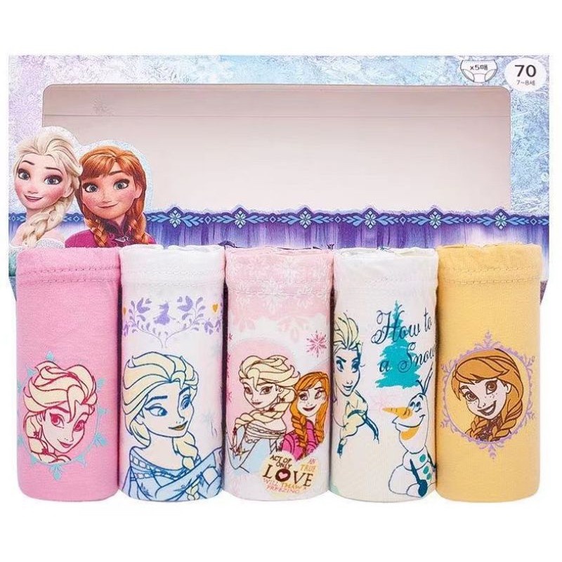 CD Anak Perempuan  import Karakter Frozen Murah Celana dalam anak Anna / Elsa set