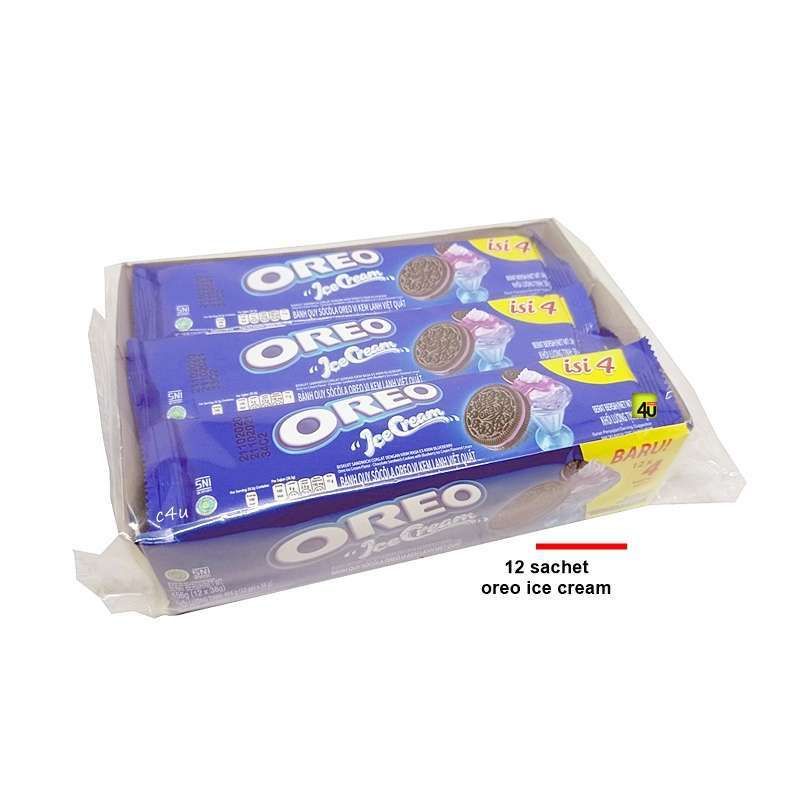 

Biskuit Oreo sandwich ice cream 1box(isi 12pcs@36gr)