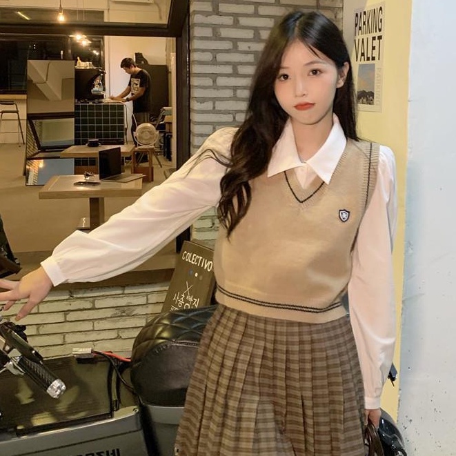 Knit Vest Tanktop Wanita Korean Style Premium Wanita Kint Top Terbaru