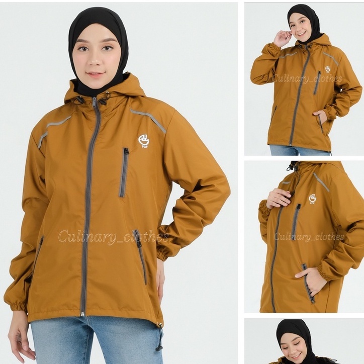 Jaket pria wanita jumbo IKC 002 distro cbr six Bandung keren grosir pakaian pria H0D7 jacket jaket parasut parasit jaket gunung pria wanita WATERPROOF ORIGINAL FCF