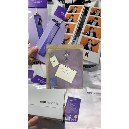 [READY STOCK] MERCH YTC YET TO COME IN BUSAN BTS (MPC, 4CUT PHOTO SET, LIGHT STICK STRAP, BUSAN TSHI